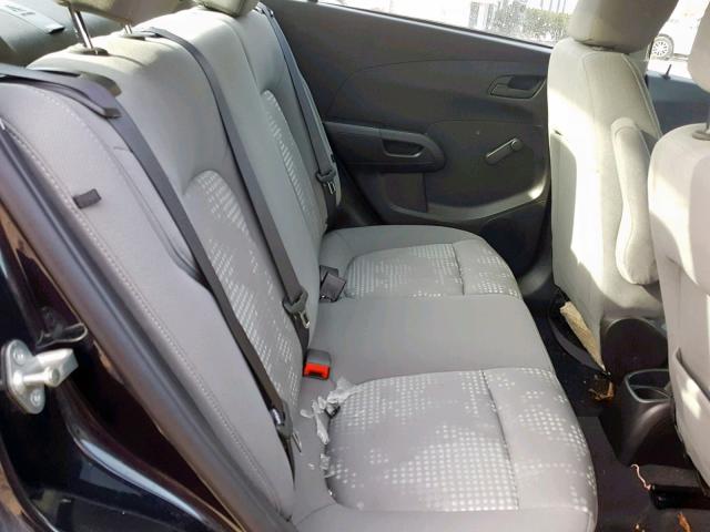 1G1JA5SH3F4101982 - 2015 CHEVROLET SONIC LS 黑色 照片 6