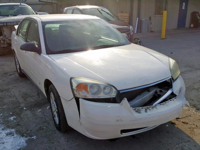 1G1ZS58NX8F149032 - 2008 CHEVROLET MALIBU LS WHITE photo 1