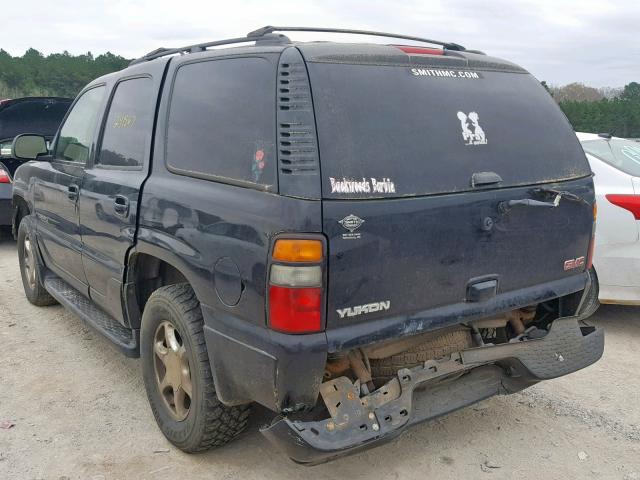 1GKEK63U95J250179 - 2005 GMC YUKON DENA BLACK photo 3