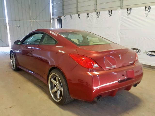 1G2ZM177484213630 - 2008 PONTIAC G6 GXP RED photo 3