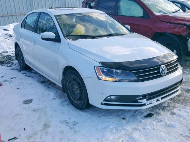 3VWDA7AJ7FM284776 - 2015 VOLKSWAGEN JETTA TDI WHITE photo 1