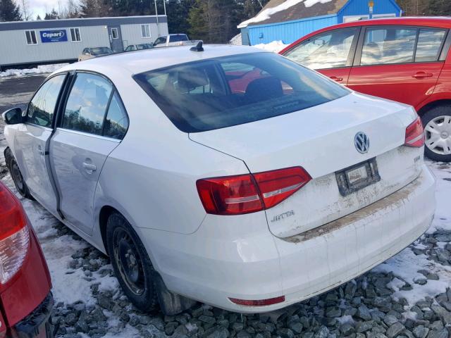 3VWDA7AJ7FM284776 - 2015 VOLKSWAGEN JETTA TDI WHITE photo 3