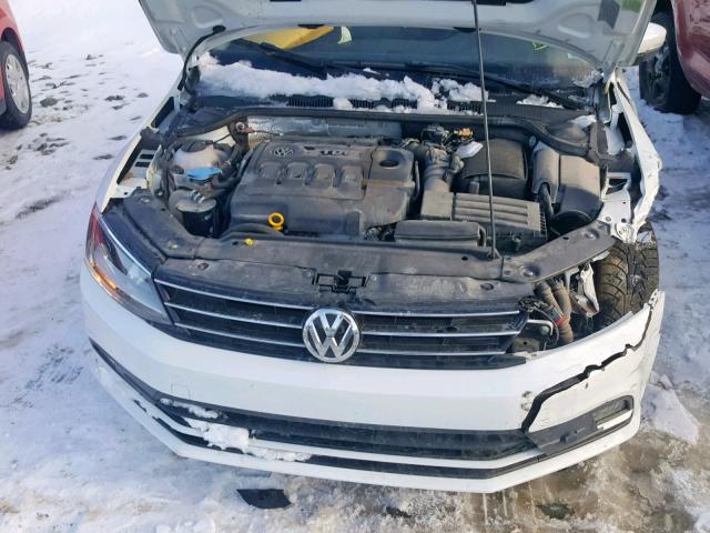 3VWDA7AJ7FM284776 - 2015 VOLKSWAGEN JETTA TDI WHITE photo 7