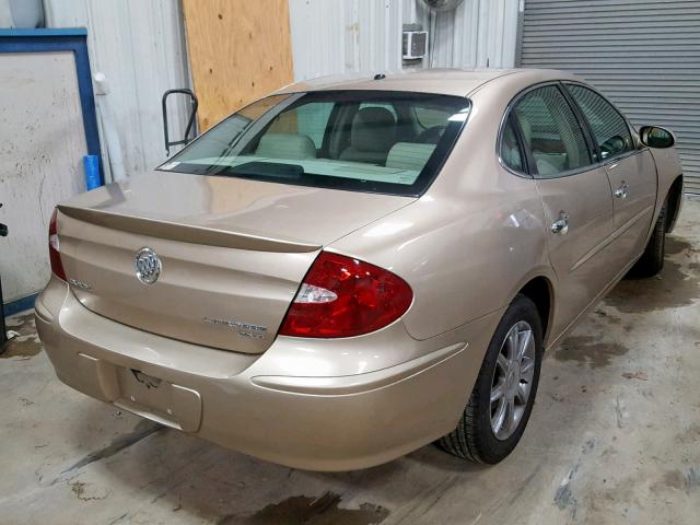 2G4WE567251233544 - 2005 BUICK LACROSSE C GOLD photo 4