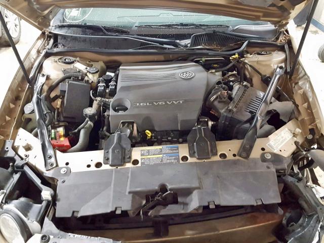 2G4WE567251233544 - 2005 BUICK LACROSSE C GOLD photo 7