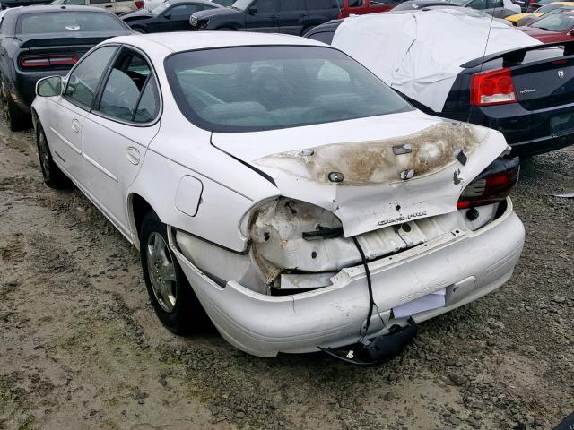 1G2WJ52J4YF125560 - 2000 PONTIAC GRAND PRIX 白色 照片 3