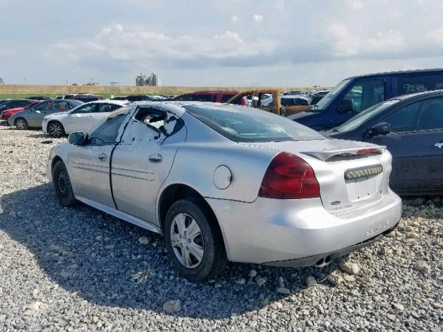 2G2WP522841370905 - 2004 PONTIAC GRAND PRIX SILVER photo 3