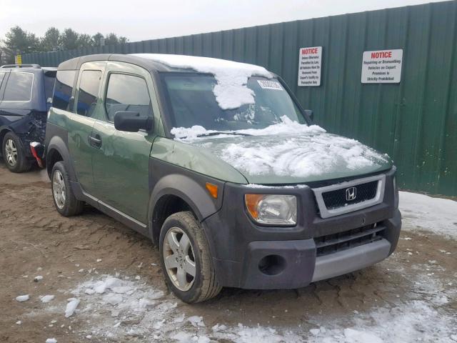 5J6YH28594L005977 - 2004 HONDA ELEMENT EX GREEN photo 1