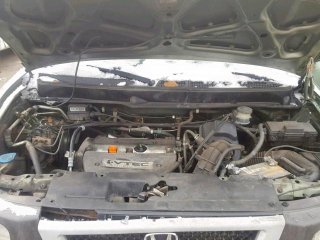 5J6YH28594L005977 - 2004 HONDA ELEMENT EX GREEN photo 7