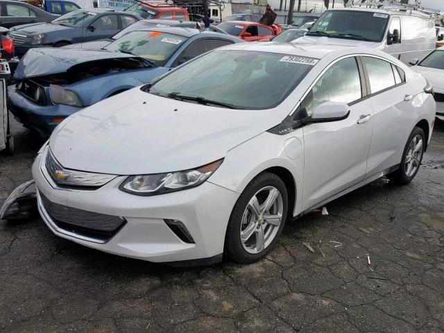 1G1RC6S50HU104835 - 2017 CHEVROLET VOLT LT WHITE photo 2