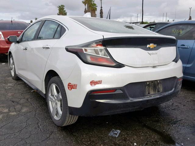 1G1RC6S50HU104835 - 2017 CHEVROLET VOLT LT WHITE photo 3