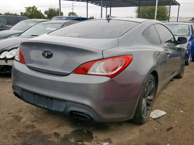 KMHHT6KD8BU046728 - 2011 HYUNDAI GENESIS CO GRAY photo 4