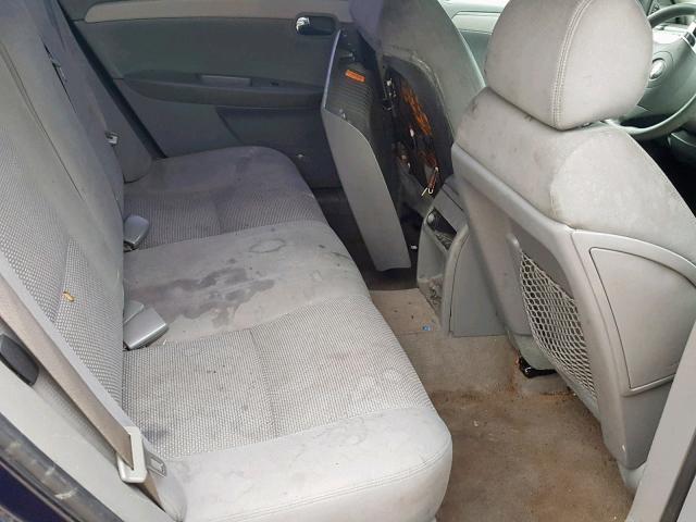 1G1ZG57B48F163551 - 2008 CHEVROLET MALIBU LS BLUE photo 6