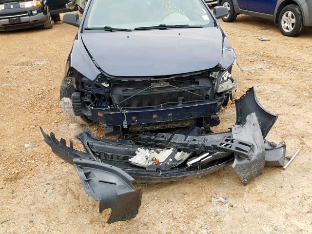 1G1ZG57B48F163551 - 2008 CHEVROLET MALIBU LS BLUE photo 9