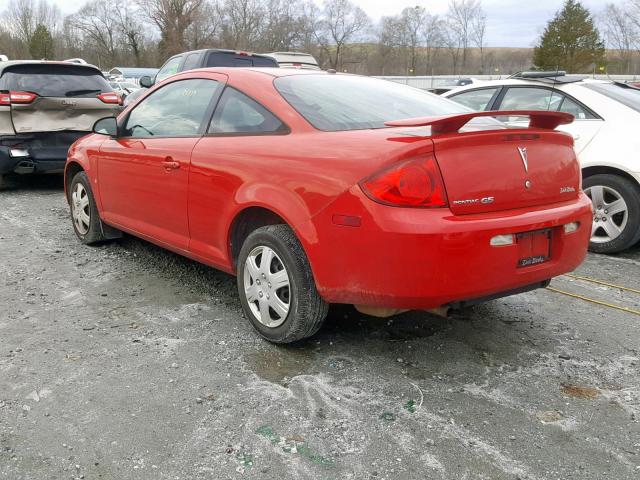 1G2AS18H597125857 - 2009 PONTIAC G5 RED photo 3