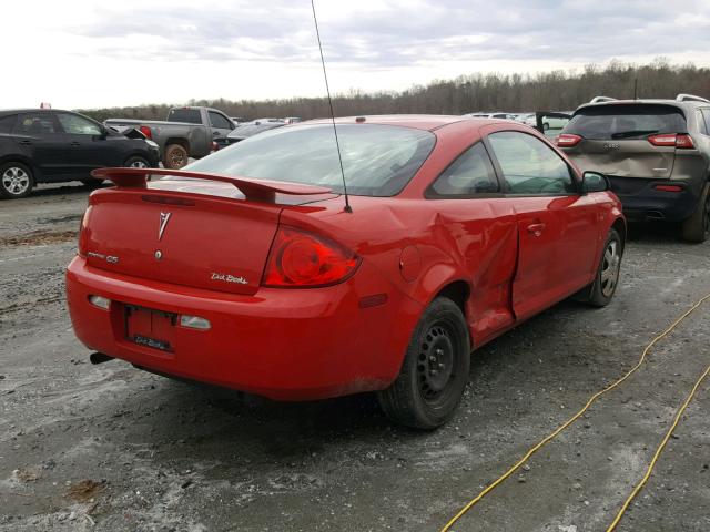 1G2AS18H597125857 - 2009 PONTIAC G5 RED photo 4
