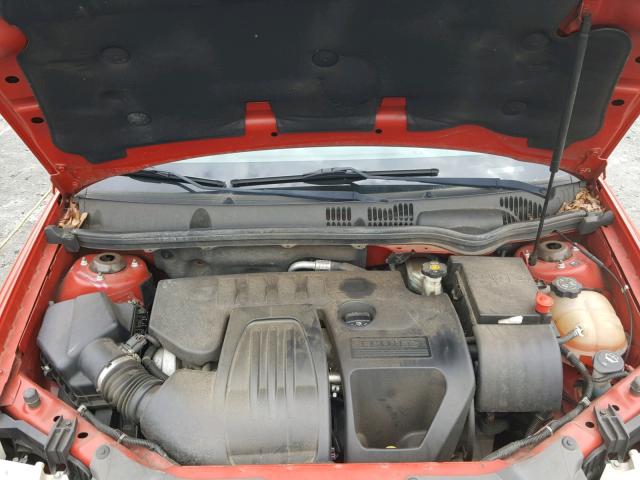 1G2AS18H597125857 - 2009 PONTIAC G5 RED photo 7