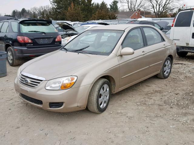 KNAFE121575395942 - 2007 KIA SPECTRA EX GOLD photo 2