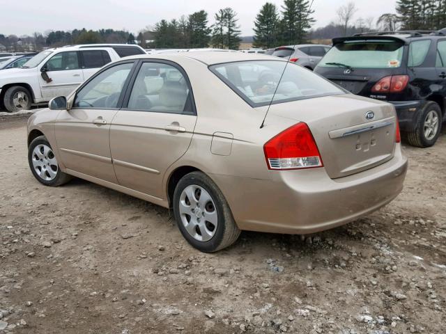 KNAFE121575395942 - 2007 KIA SPECTRA EX GOLD photo 3