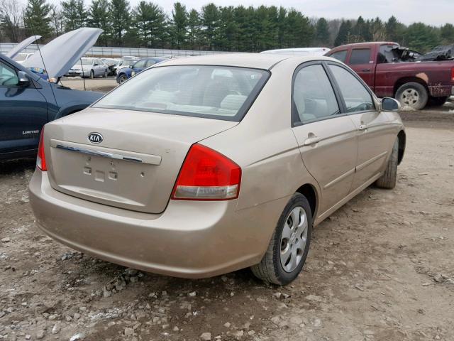 KNAFE121575395942 - 2007 KIA SPECTRA EX GOLD photo 4