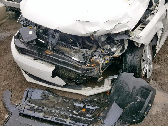 3VW2K7AJ2EM366451 - 2014 VOLKSWAGEN JETTA BASE WHITE photo 9