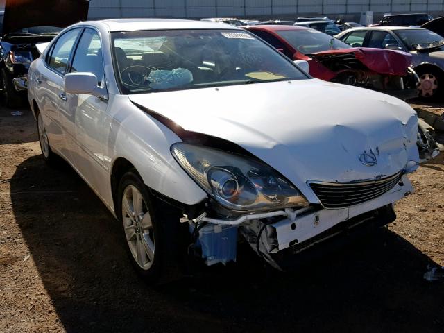 JTHBA30G955062817 - 2005 LEXUS ES 330 WHITE photo 1