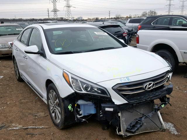 5NPE34AF8HH509324 - 2017 HYUNDAI SONATA SPO WHITE photo 1