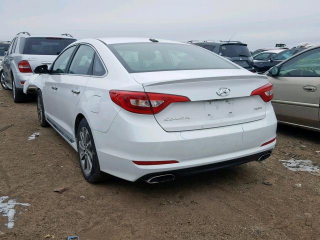 5NPE34AF8HH509324 - 2017 HYUNDAI SONATA SPO WHITE photo 3