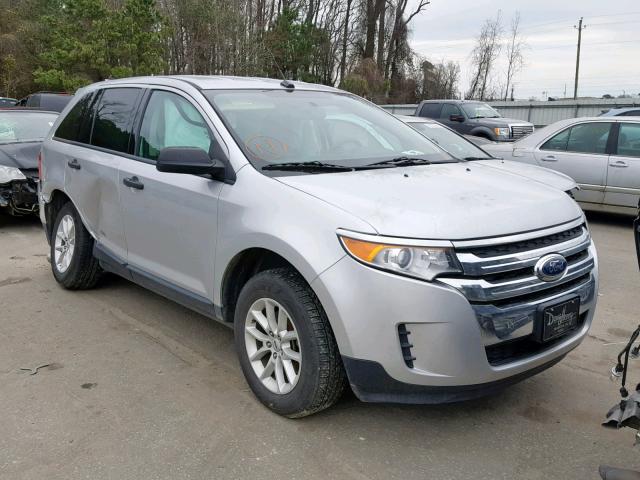 2FMDK3GC6DBC44216 - 2013 FORD EDGE SE SILVER photo 1