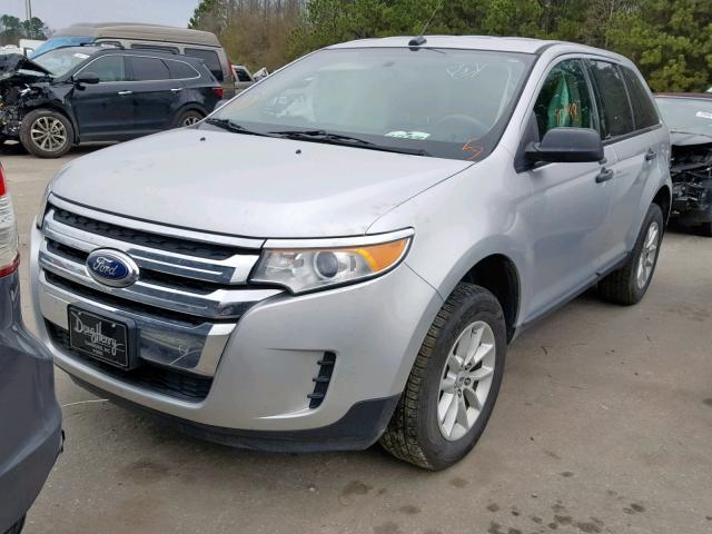 2FMDK3GC6DBC44216 - 2013 FORD EDGE SE SILVER photo 2