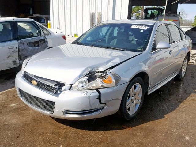 2G1WB5E35E1130493 - 2014 CHEVROLET IMPALA LIM SILVER photo 2