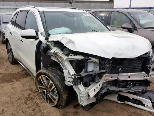 5FRYD4H96HB001280 - 2017 ACURA MDX ADVANC WHITE photo 1