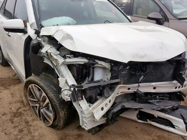 5FRYD4H96HB001280 - 2017 ACURA MDX ADVANC WHITE photo 9