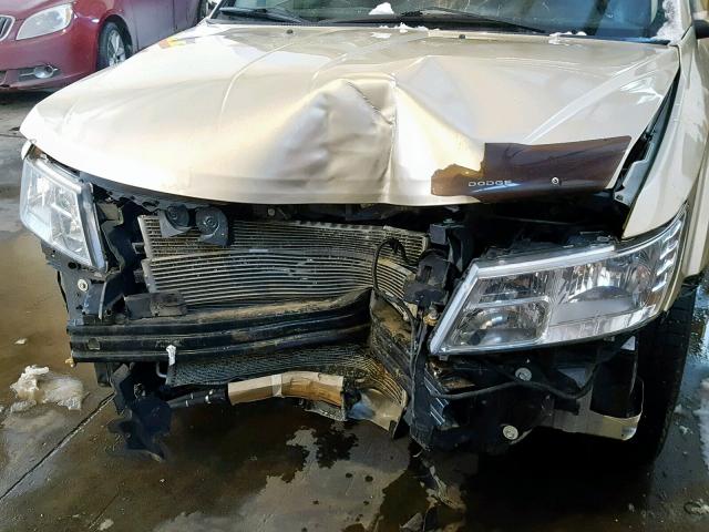 3D4PH6FG2BT535953 - 2011 DODGE JOURNEY R/ GOLD photo 9