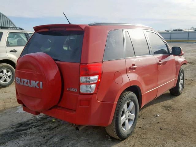 JS3TE944884100675 - 2008 SUZUKI GRAND VITA RED photo 4