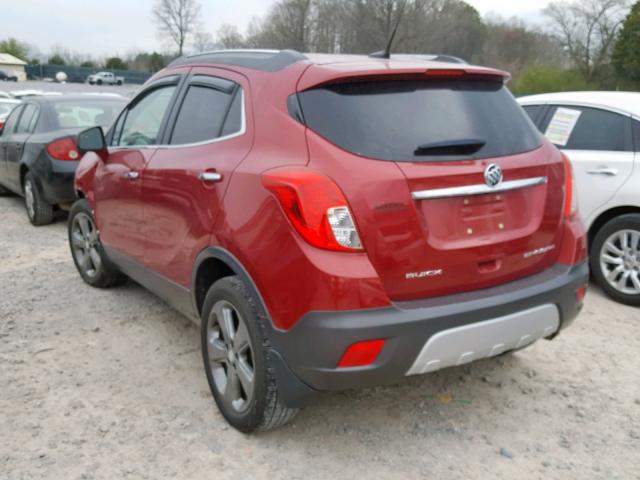 KL4CJDSB5DB084661 - 2013 BUICK ENCORE PRE RED photo 3