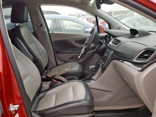 KL4CJDSB5DB084661 - 2013 BUICK ENCORE PRE RED photo 5