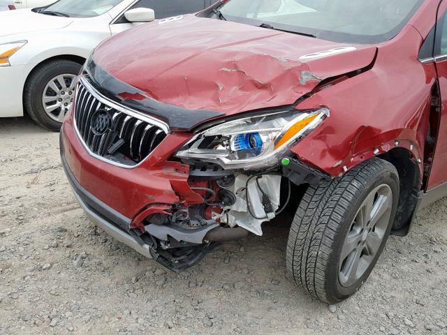 KL4CJDSB5DB084661 - 2013 BUICK ENCORE PRE RED photo 9