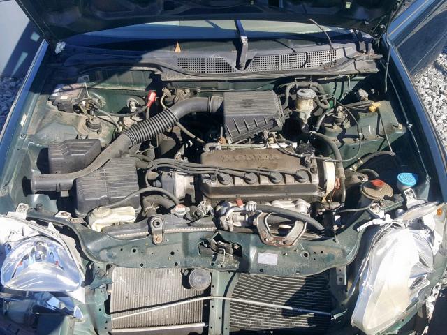 2HGEJ6611YH541296 - 2000 HONDA CIVIC BASE GREEN photo 7