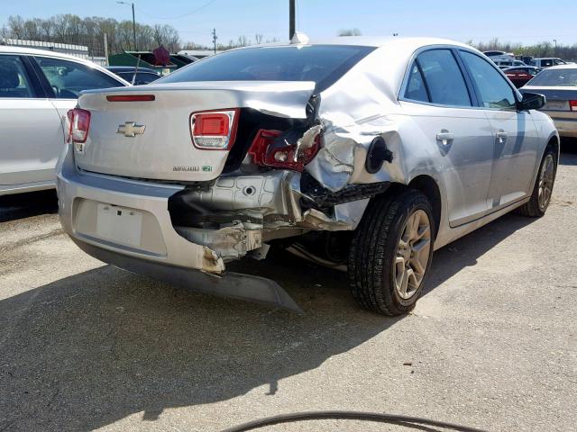 1G11D5RR6DF113518 - 2013 CHEVROLET MALIBU 1LT 银色 照片 4