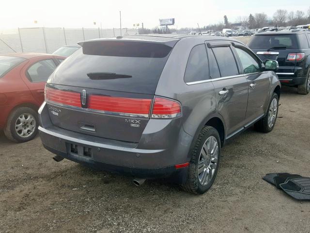 2LMDJ8JC5ABJ29678 - 2010 LINCOLN MKX GRAY photo 4