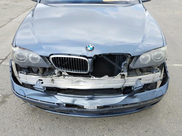 WBAHN83547DT70393 - 2007 BMW 750 BLUE photo 9