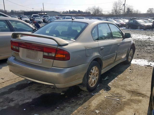 4S3BE896X37211377 - 2003 SUBARU LEGACY OUT GOLD photo 4