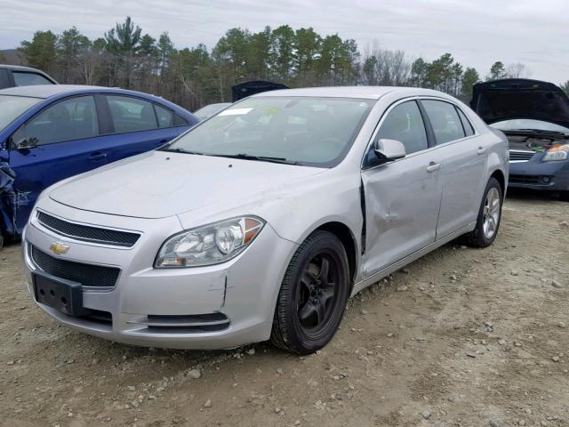 1G1ZH57B99F242423 - 2009 CHEVROLET MALIBU 1LT ვერცხლისფერი ფოტო 2