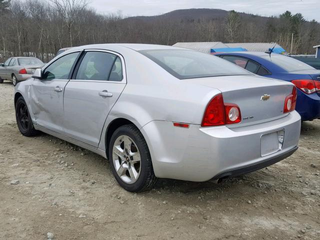 1G1ZH57B99F242423 - 2009 CHEVROLET MALIBU 1LT ვერცხლისფერი ფოტო 3