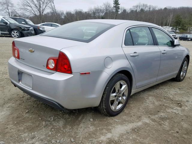 1G1ZH57B99F242423 - 2009 CHEVROLET MALIBU 1LT ვერცხლისფერი ფოტო 4