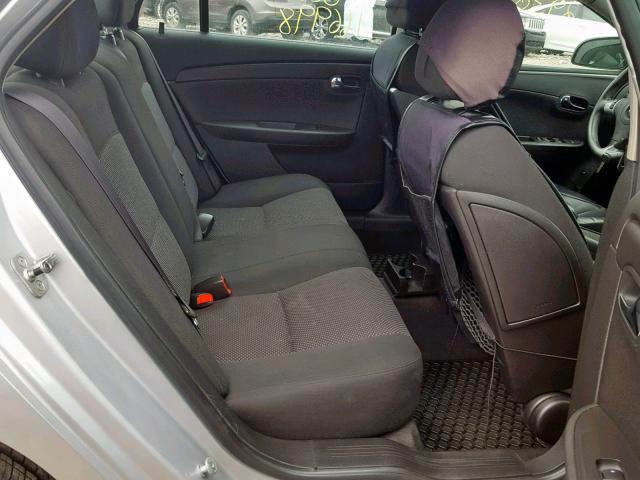 1G1ZH57B99F242423 - 2009 CHEVROLET MALIBU 1LT ვერცხლისფერი ფოტო 6