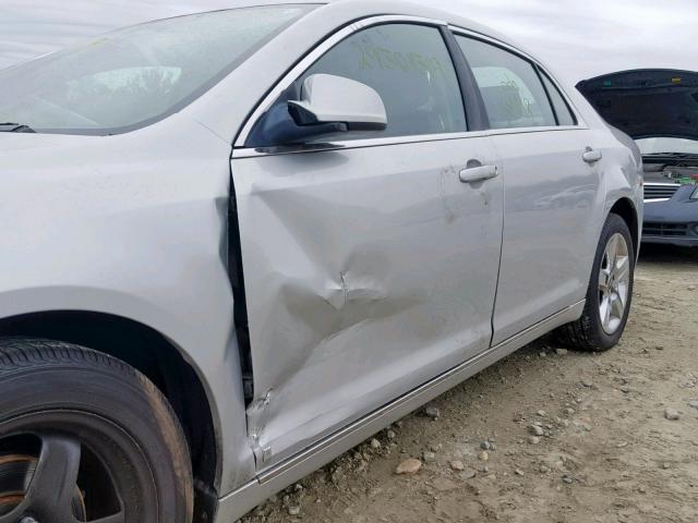 1G1ZH57B99F242423 - 2009 CHEVROLET MALIBU 1LT ვერცხლისფერი ფოტო 9