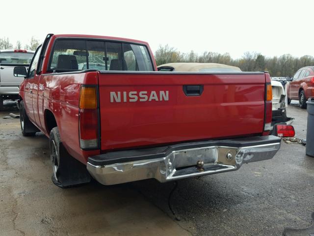 1N6SD16S2NC368078 - 1992 NISSAN TRUCK KING RED photo 3