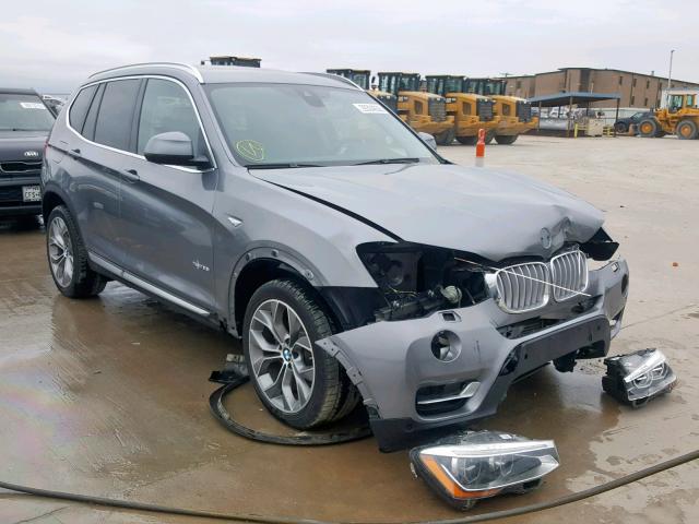 5UXWX7C56F0K34446 - 2015 BMW X3 XDRIVE3 GRAY photo 1